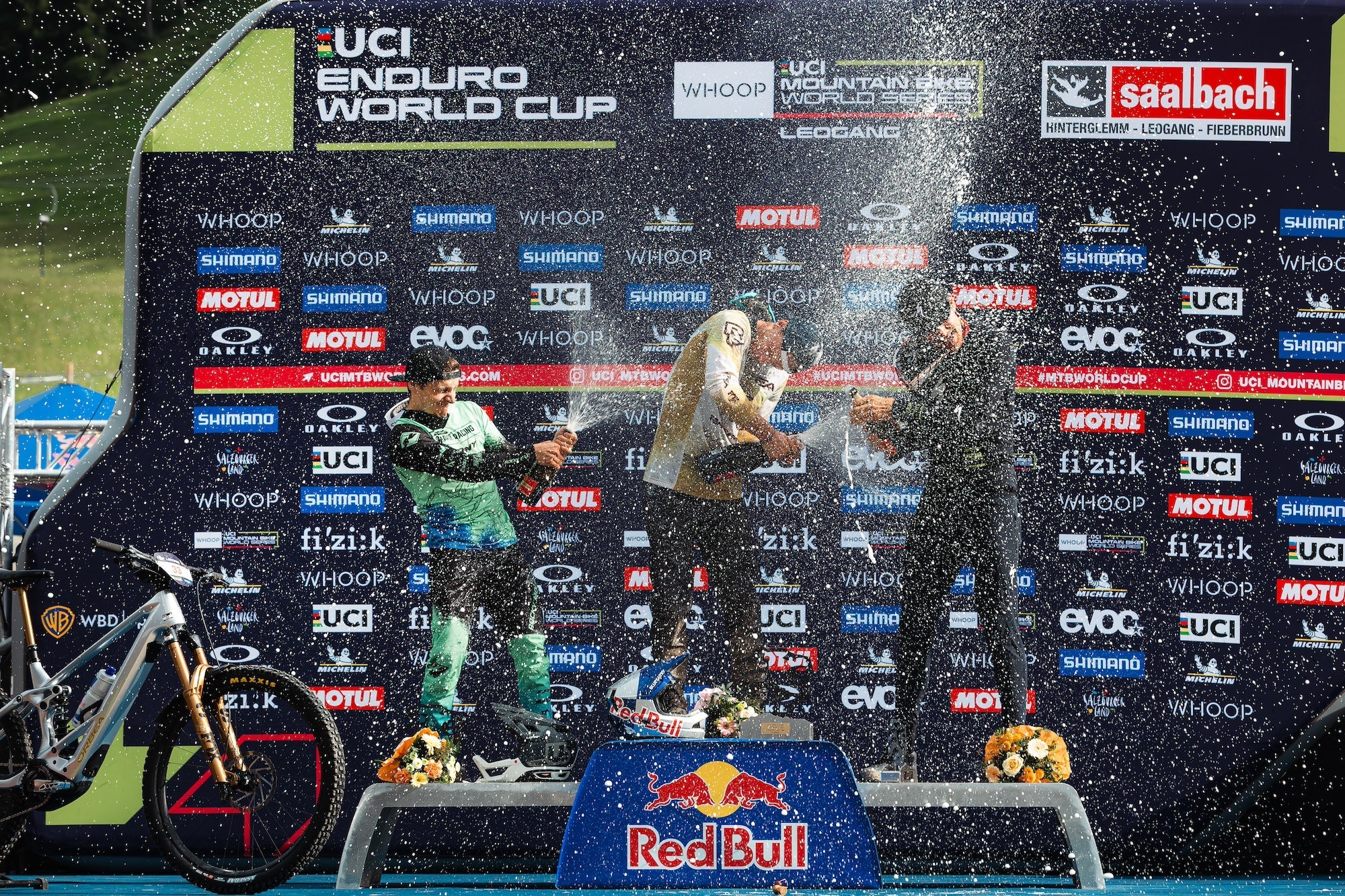 TRP bicycle components in action on a mountain bike