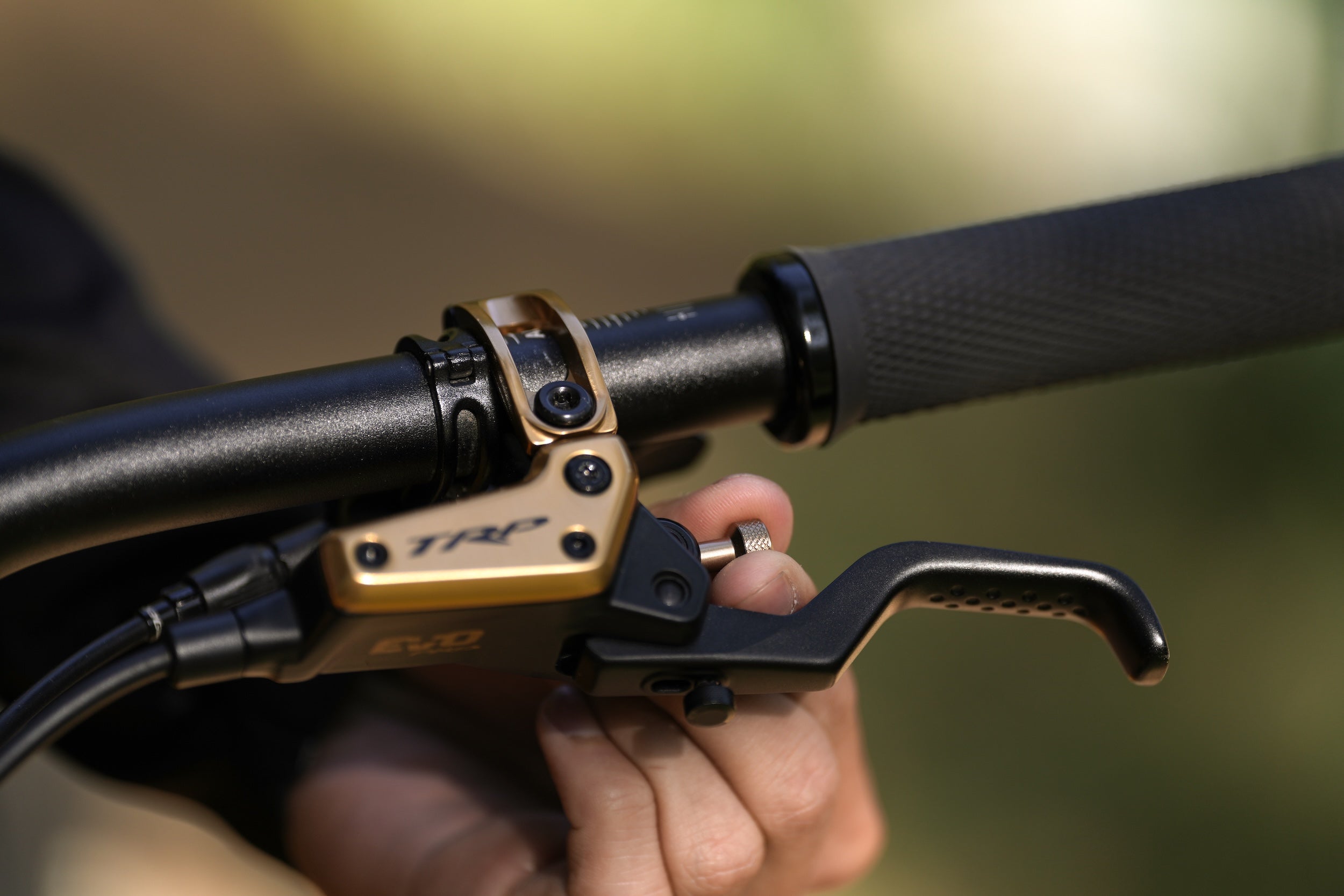 close up of adjusting TRP EVO