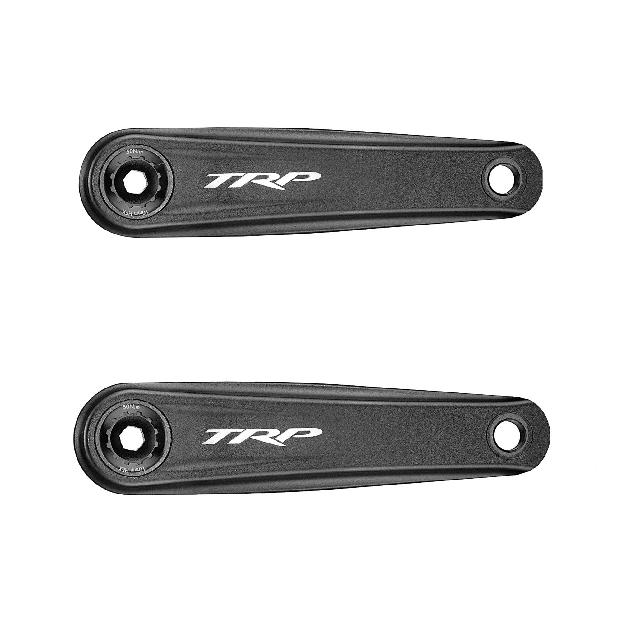 close‑up of TRP EVO 12 alloy MTB crank