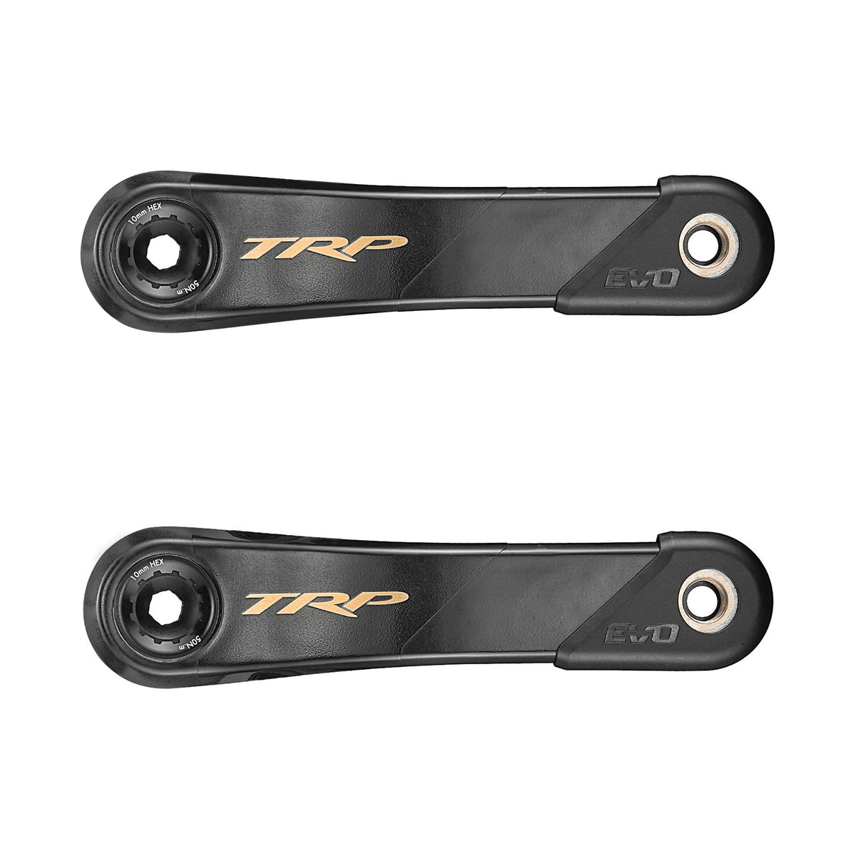 close‑up of TRP EVO 12 carbon MTB crank