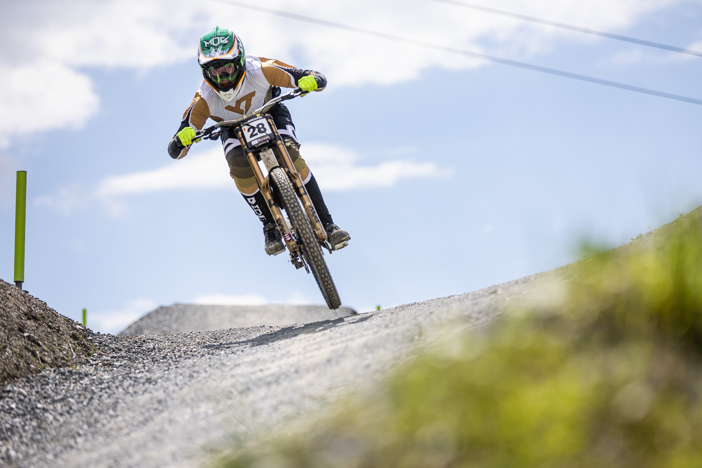 Man riding at World Cup in Leongang
