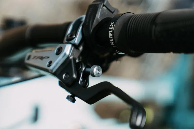close up of TRP EVO brake levers