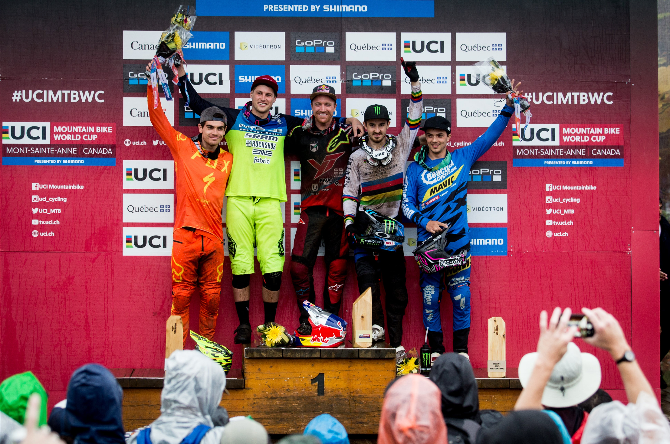 2017- Aaron Gwin wins the UCI Downhill World CUP